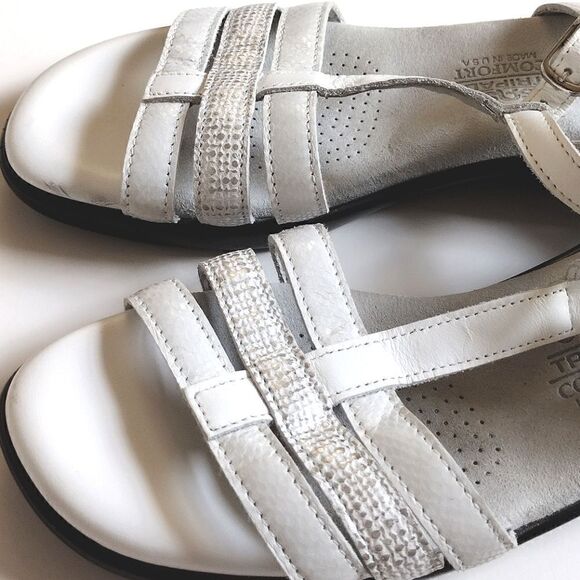 SAS Women's Size 9 N White Tripad Comfort Adjustable Sandals - Picture 4 of 8